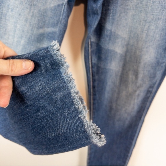 Ella Moss Womens Size 26 Vintage High Waist Jeans Waxwing NEW Distressed Blue - Picture 10 of 12